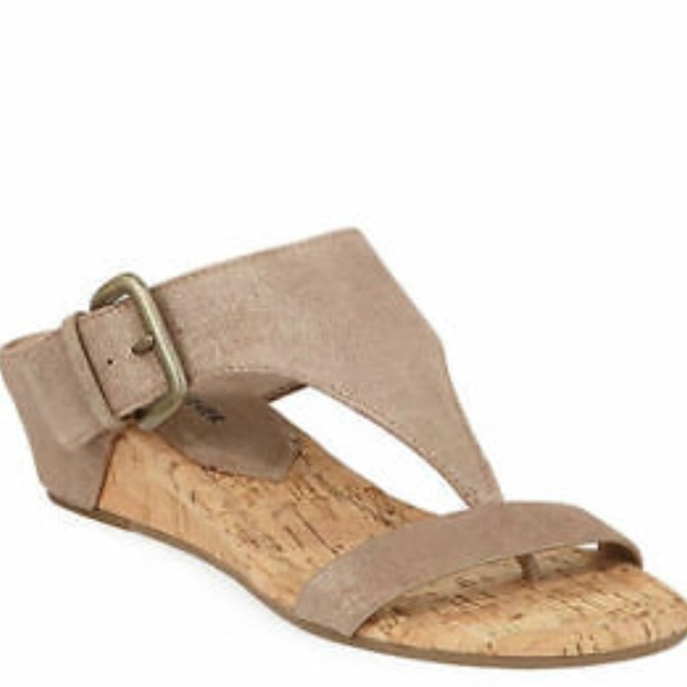 Donald J. Pliner Donni Cork Wedge Sandals 6.5